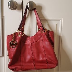 Michael Kors red hobo/shoulder bag